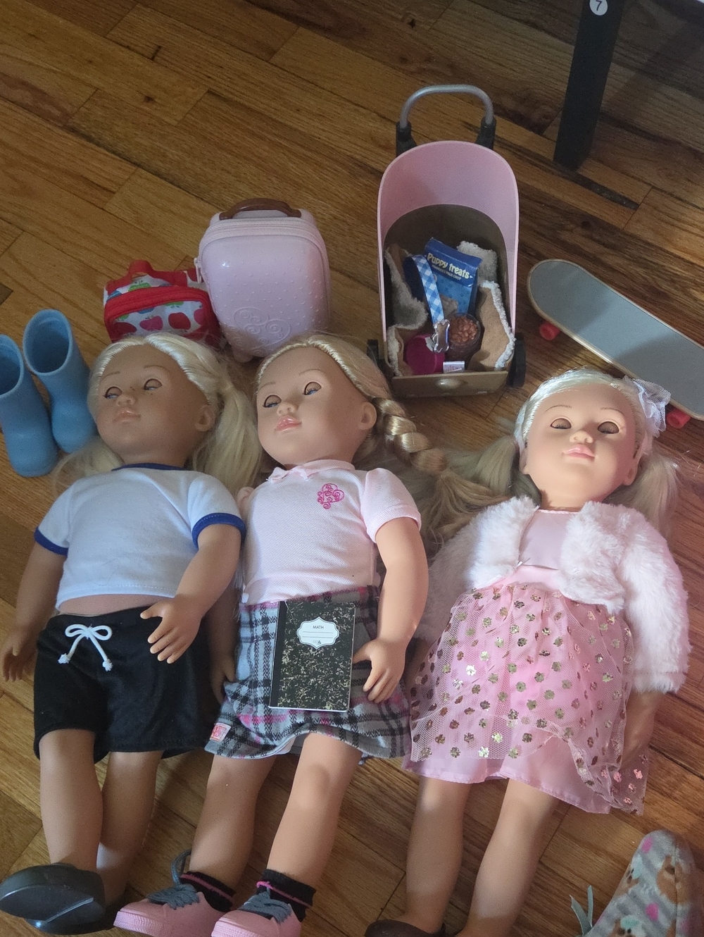 Our Generation Doll With Accessories In Photo, All 3.